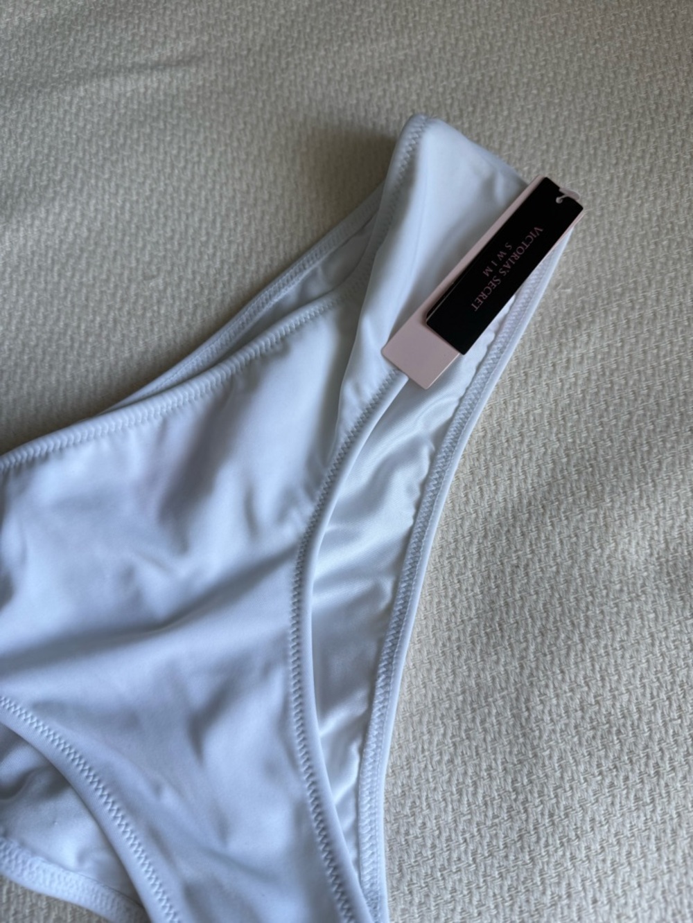Victoria’s Secret White Bikini Bottom - M - Picture 2 of 4